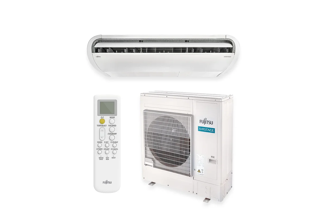 Ar Condicionado Split Teto Inverter Fujitsu Airstage Premium 45.000 BTU/h Quente e Frio
