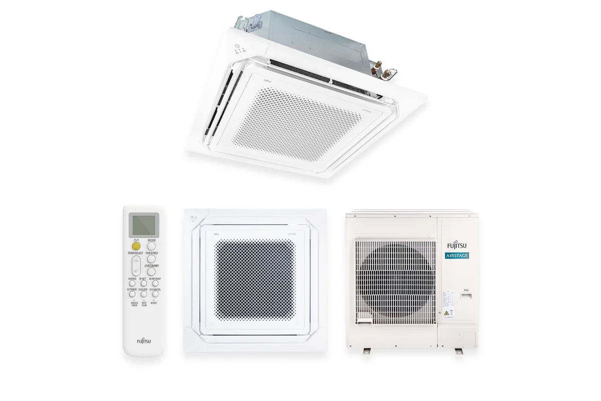 Ar Condicionado Split Cassete Inverter Fujitsu Airstage Premium 45.000 BTU/h Quente e Frio