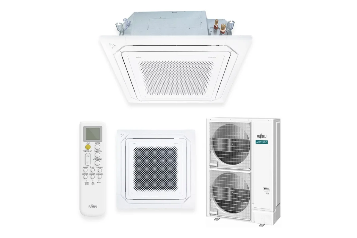 Ar Condicionado Split Cassete Inverter Fujitsu Airstage Premium 52.000 BTU/h Quente e Frio