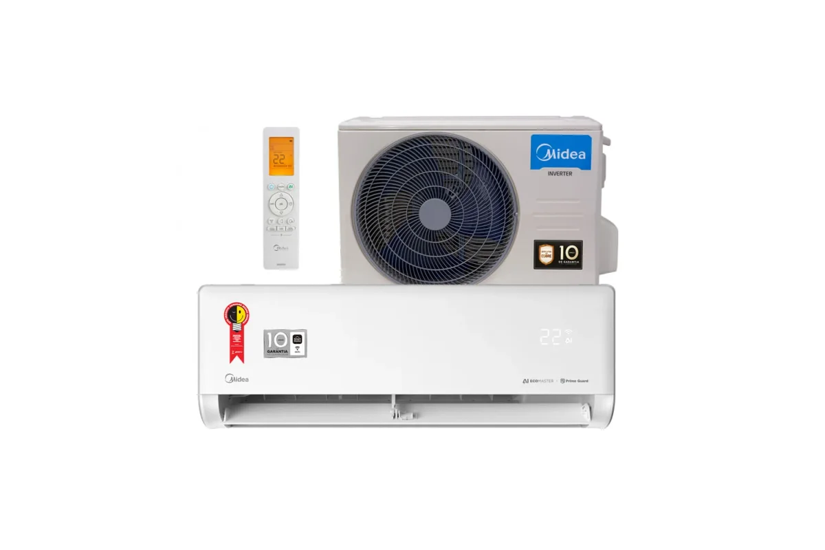 Ar Condicionado Split 18.000 BTUs Inverter AI Ecomaster Q/F Midea