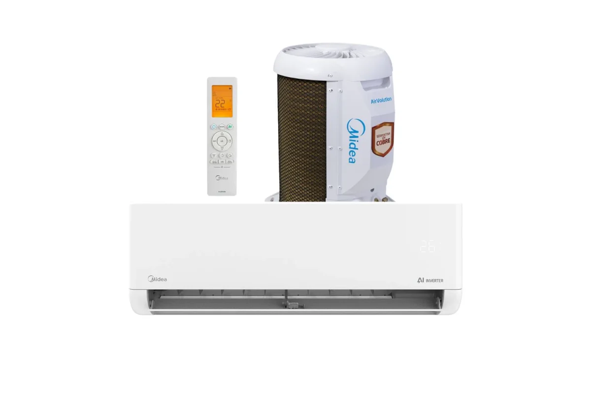 Ar-Condicionado Split 18.000 BTUs AI AirVolution Frio Midea